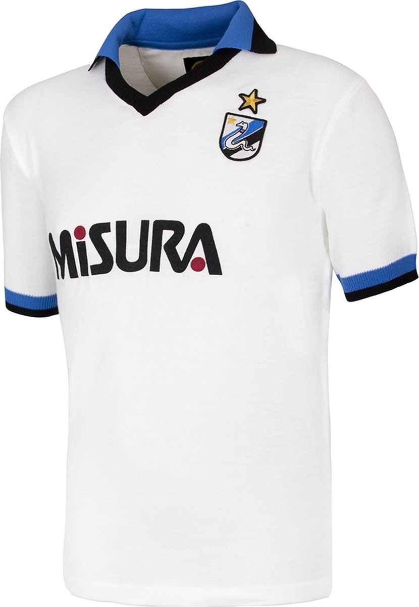 830x1200.jpg COPA - Inter Milan 1986 Uitshirt Retro Voetbalshirt - Heren - Wit - S - Afbeelding 1