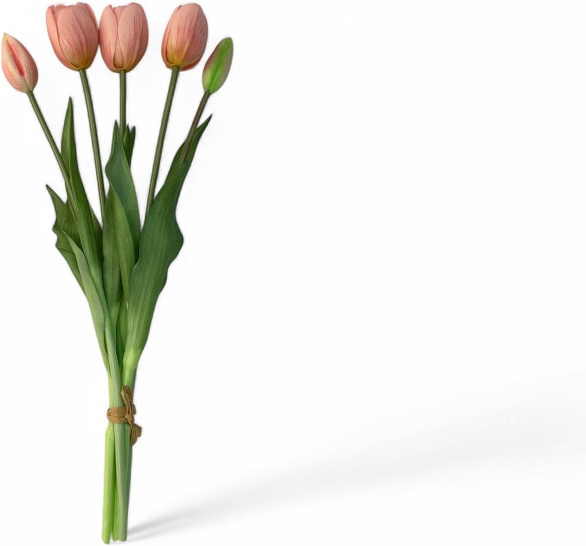 Winq Kunsttulpen Roze Realtouch 5st-Kunstbloemen tulp- zijden bloemen
