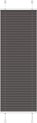 vidaXL - Plissé - store enrouleur - 45x150 - cm - largeur du tissu - 44- cm - polyester - noir