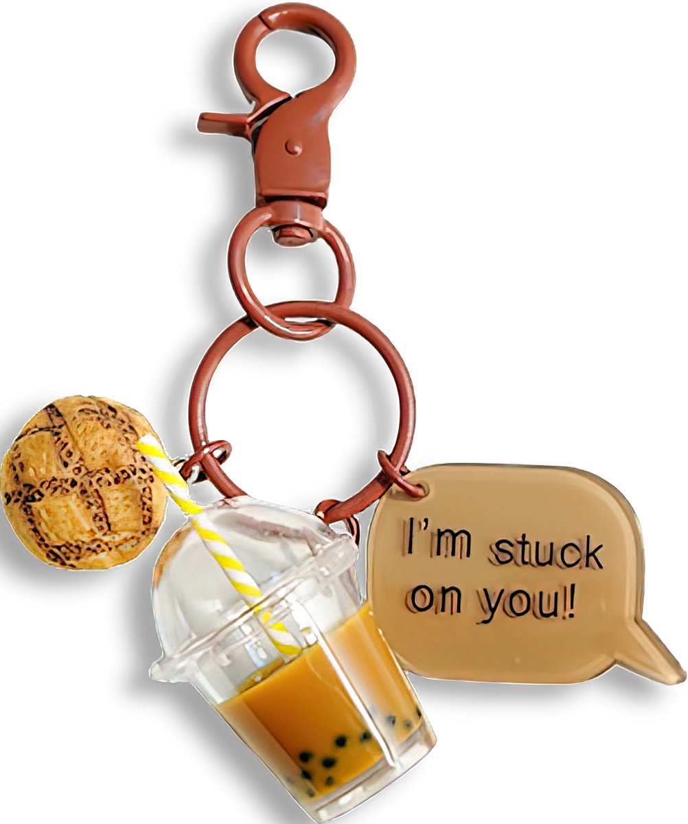 Ainy - Bubbletea Keychain | Sleutelhangers voor kinderen en volwassenen | auto sleutelhouder speelgoed accessoires | cadeau voor haar