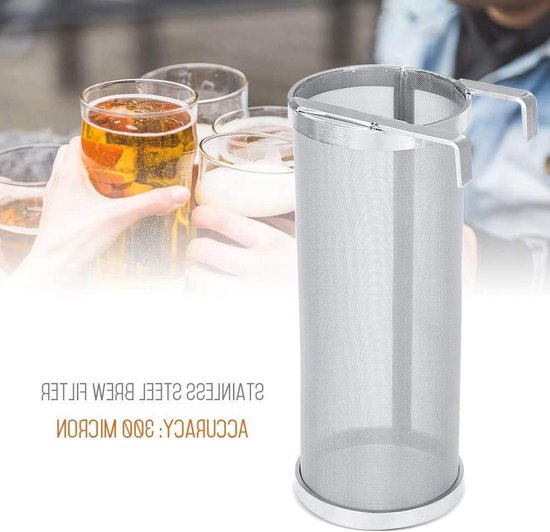 Filtre à Bière En Acier Inoxydable 300 Microns – Idéal Pour Le Brassage Maison