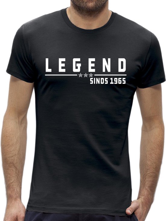 Legend 60 jaar t-shirt / kado tip man / Heren maat L / Verjaardag cadeau / 1965