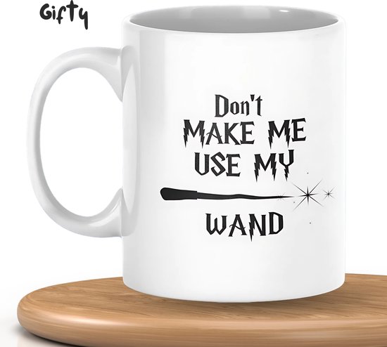 My wand mok - Verjaardagscadeau - Mok met opschrift - Cadeau voor mannen - Cadeau voor vrouwen - Valentijnsdag cadeau - Koffiemok - Grappige cadeaus - Mokken en kopjes - Koffiekopjes - Theeglazen - Voor moeders en vaders - Keramische mok