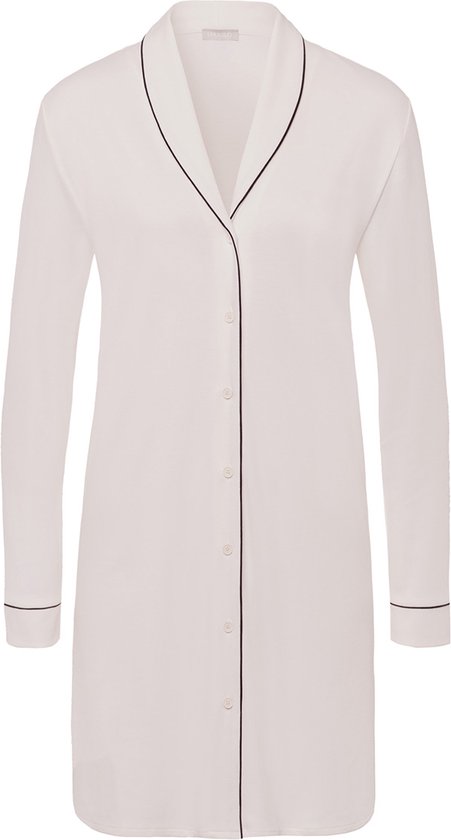 Hanro manches longues - chemise de nuit - 90 cm de long Cotton Deluxe