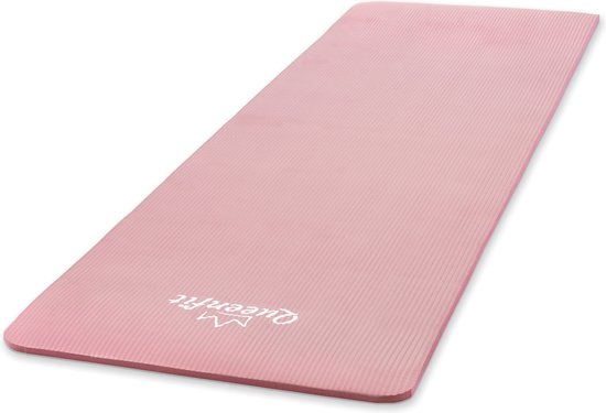 Queenfit® Yogamat 1cm - 180x61cm - Trainingsmat voor Pilates, Yoga & Fitness - Antislip Yoga Mat van Queenfit — afbeelding 5