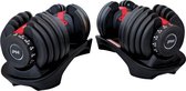 Bol.com PH Fitness Verstelbare Dumbells Set 24KG - 2 STUKS - Smart Dumbbells - Gewichtenset voor Home Gym - Adjustable Dumbbells... aanbieding