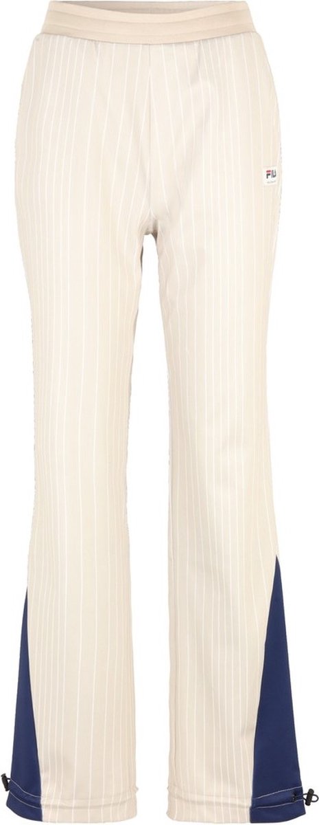 Fila dames lange broek Torrelavega gestreepte trainingsbroek Fields of Rye/Antique onregelmatig gestreept Beige