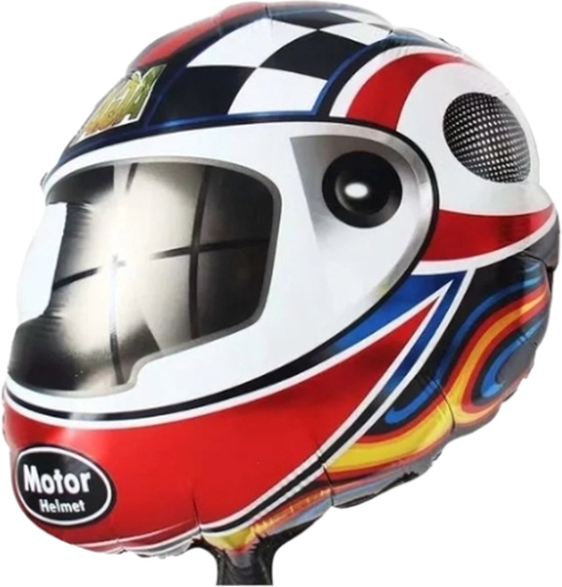 Folieballon - racehelm/motorhelm - 51x52cm