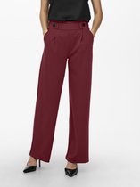 Jacqueline de Yong Broek Jdygeggo New Long Pant Jrs Noos 15208430 Cabernet/black Butt Dames Maat - W30 X L30