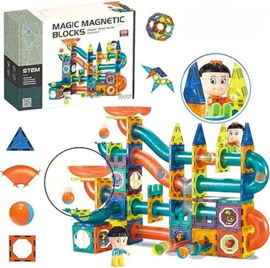 Equivera Knikkerbaan Magnetisch - Knikkerbaan Magnetisch - Knikkerbaan - Magnetisch Speelgoed - Magnetic Toys