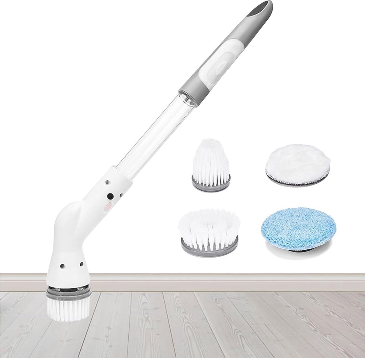 Goedkoopste Krachtige Elektrische Spinborstel voor Vloerreiniging - Oplaadbare Multi-oppervlakteschrobber voor Tegels en Badkuip