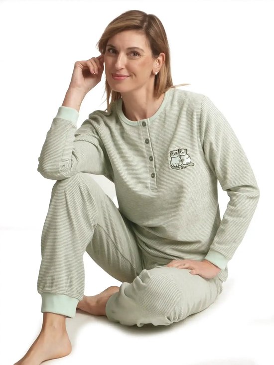Cherry rode badstof pyjama voor dames Ringella | Online de mooiste pyjama's, nachthemden en meer