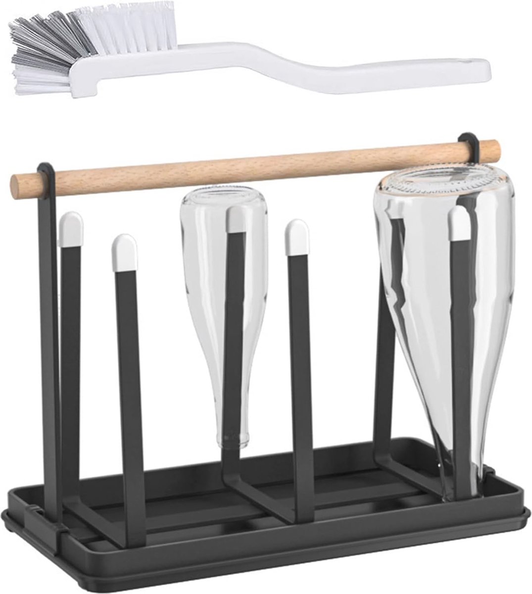 Goedkoopste Lichaamsmassageset voor houttherapie - 2 rollen voor anti-cellulitis, afslankmassage en lymfedrainage