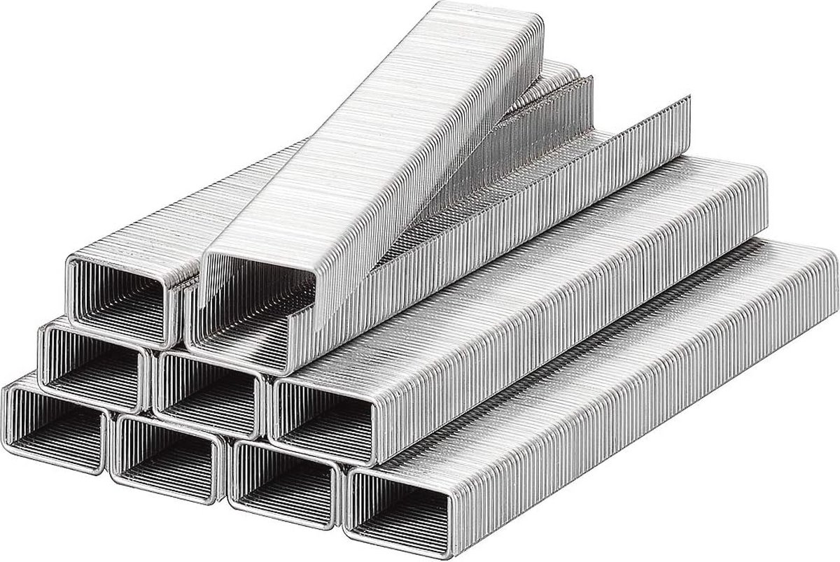 Nietjes Type 53 voor Elektrische Nietmachines - 11,4 x 8 mm, Roestvrij Staal, 1000 Stuks