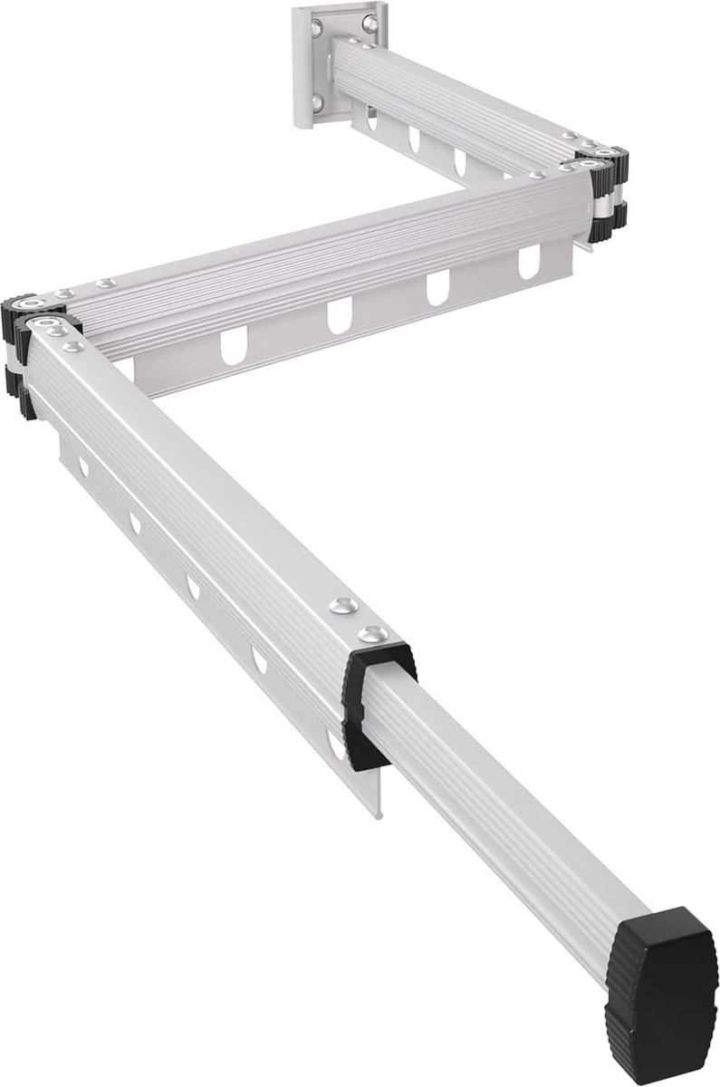 Goedkoopste Ruimtebesparend Droogrek voor Kleding - Inklapbaar Wandmontage Kledinghanger voor Wasruimte