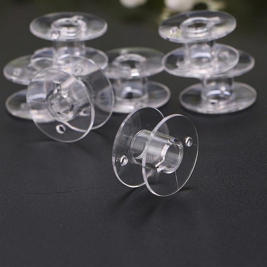 60 stuks - Naaimachine - Spoeltjes Garen - Universeel - spoel naaimachine spoelen - voor naaimachine spoel kunststof naaimachine spoelen - voor Brother Singer Kenmore Janome de meeste naaimachines van Meekiee — afbeelding 3
