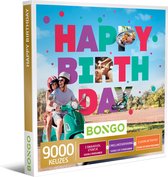 Bongo Bon - Happy Birthday Cadeaubon - Cadeaukaart cadeau voor man of vrouw | 12000 belevenissen: culinair, wellness, overnachting, sportief en meer