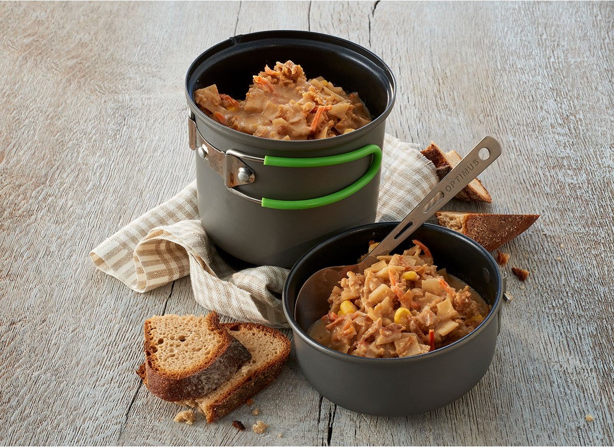 Trek'n eat Potato Stew With Fried Onions Reismaaltijd Multi 150 g - noodpakket - ontbijt/diner