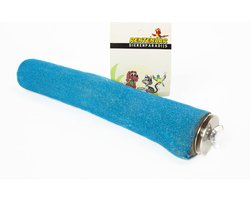 papegaaien zitstok- vogel zitstokken- zitstok- papegaaien standaard licht blauw XL 33 cm lang en 5 cm doorsnee