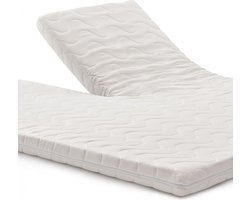 Split Topdekmatras - Splittopper Hotel XL - Koudschuim HR45 10cm dik -  cool en fresh Tijk - STEVIG - 160x210