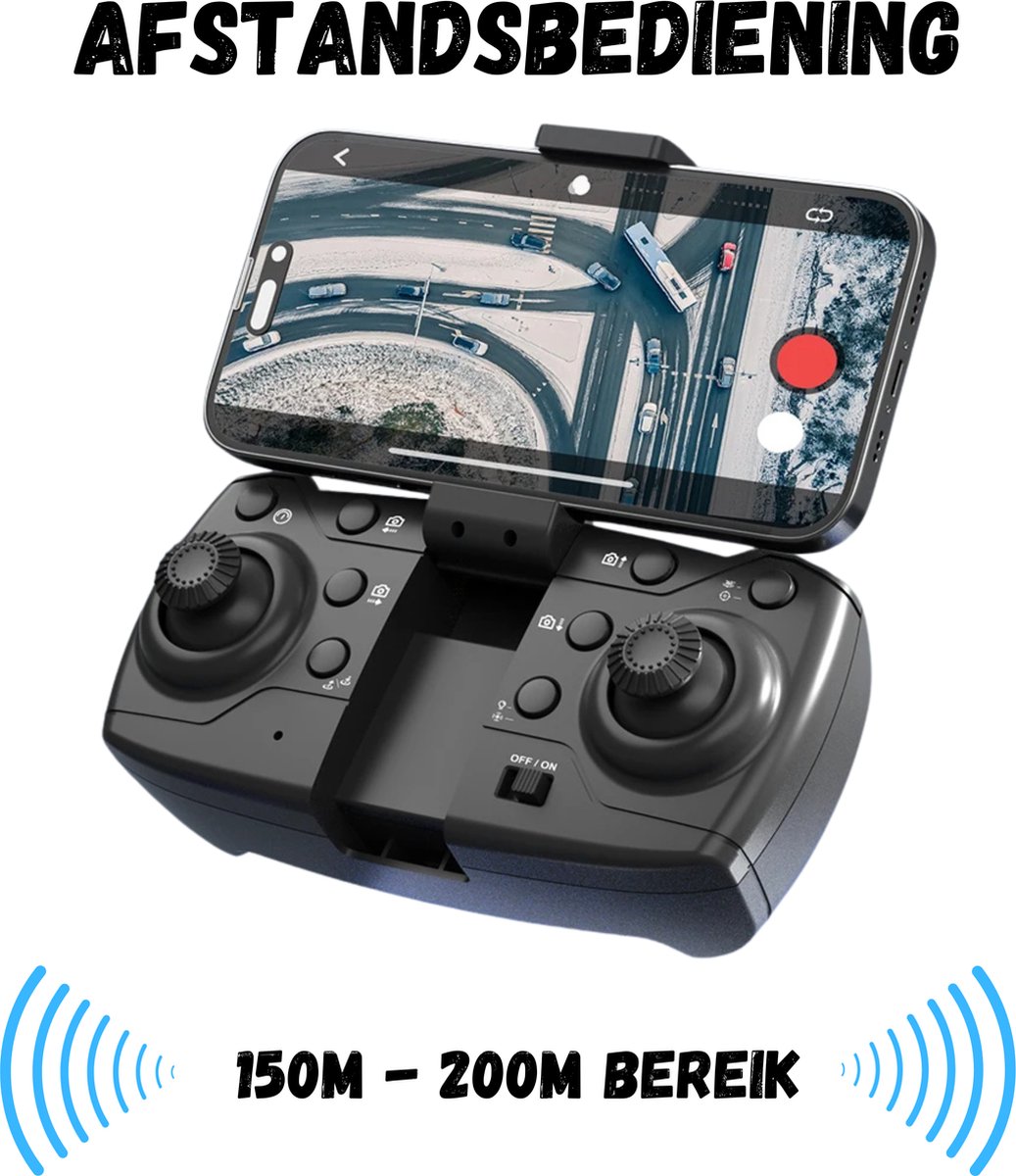SefSay Spider Max Drone - Drone met dubbele ESC HD camera - Camera met Gimball en Led - RGB LED - Obstakel Ontwijking - Borstelloze motoren - 3 batterijen en een opbergtas - Geschikt voor kinderen en volwassenen – foto 6