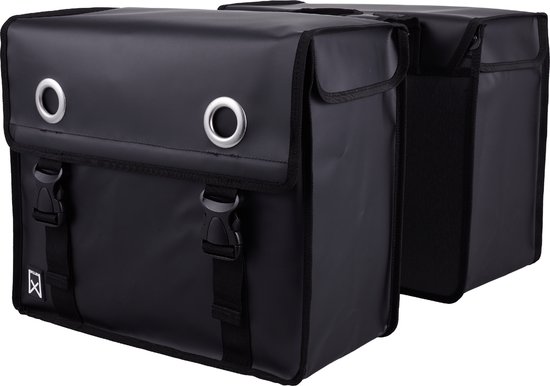 Willex Dubbele Bisonyl Tas 30 L Zwart van Willex — afbeelding 2