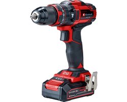 Einhell Accu Klopboor-/ Schroefmachine TE-CD 18/44 Li-i Kit - Power X-Change - 18 V/Li-ion - Met impactfunctie - 2 snelheden - 44 Nm - Incl. 1x 2,5 Ah accu en lader