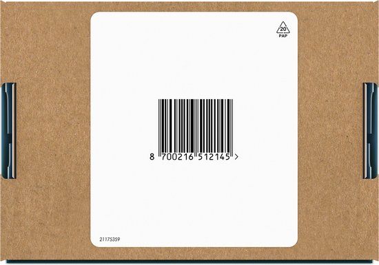 Bruine kartonnen verpakking van Gillette Venus Pro ComfortGlide met barcode.