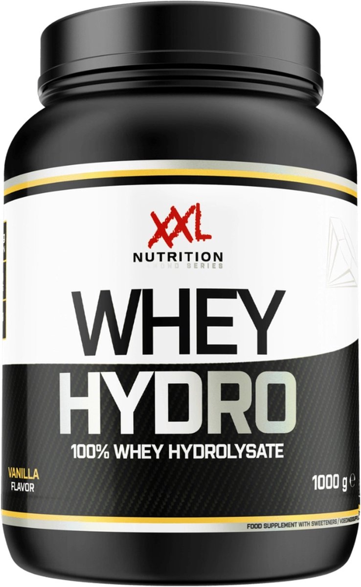 Goedkoopste XXL Nutrition - Whey Hydro - Whey Hydrolisaat Eiwit, Proteďne Shake, Eiwitshake, Protein - Diverse Smaken - Chocolade - 1000 gram (33 shakes