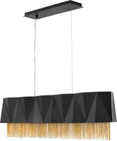 Hinkley/ Fredrick Ramond LED Pendelarmatuur Zuma | 6X E27 Max 60W | Dimbaar | Satin Black/ Gold