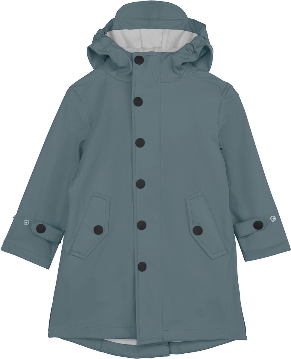 Maium Regenjas Kids Blue Grey 6/7 Jaar - Recyled Polyester