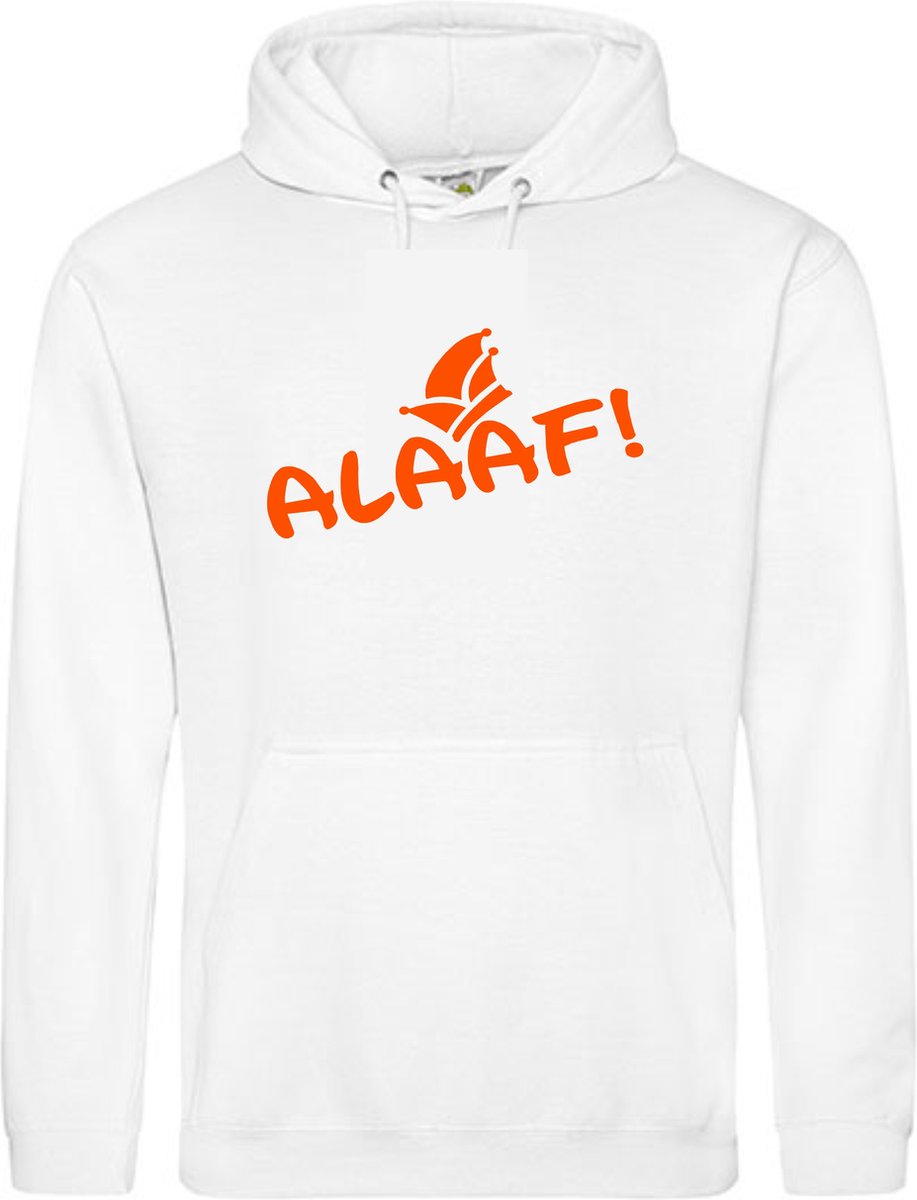 Carnavals Hoodie trui ALAAF in Neon Oranje Medium Unisex - Specialties by EIZOOK
