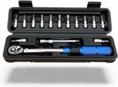 Pro Sport Lights Clé dynamométrique Outils de vélo 1/4 - Vélo 2/24 Nm - Jeu de clés dynamométriques