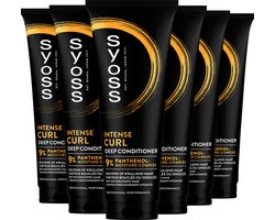 Syoss Curls - Conditioner - Voedt Het Haar - Zacht en Makkelijk Doorkambaar - Hydraterend - Golvend en Krullend Haar - - 6x250 ml