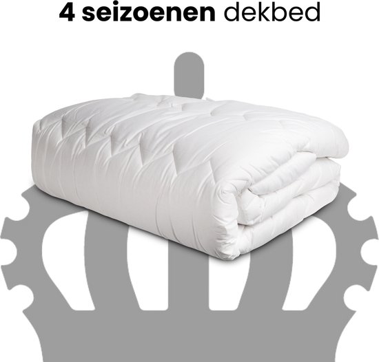 Troonz® Dekbed Livorno 140 x 220 cm – 100 % Katoen naturel – Dekbed 4 saisons – Dekbed légère sans housse – Respirante et résistante – 30 jours de sommeil d'essai