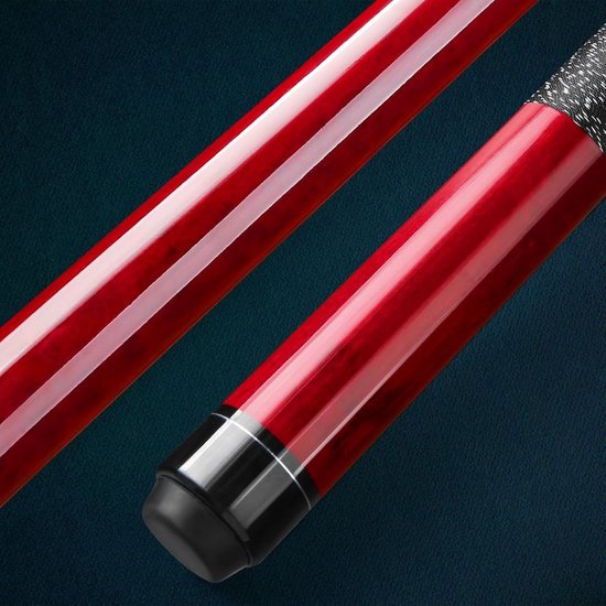 DD® Poolkeu - Biljartkeu - Keu - 1/2 keu Sticks - 78x6x4cm - Rood — afbeelding 5