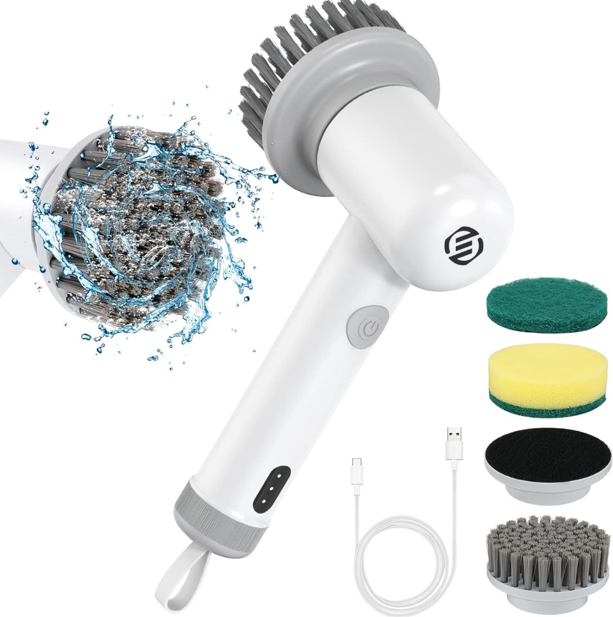 Goedkoopste Elektrische Spinschrobber- Spinning Schrobber - Elektrische Spin Schrobber - Draaiende Schrobber - Elektrische Schrobber - Schrobmachine - Poetsmachine - Schrobber - Elektrische Schrobborstel - Scrubber - Boenmachine - Spinscrubber - Elektrische Scho