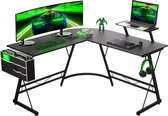 Bol.com For The Win Hoekbureau Gaming Bureau - 131 cm - Game Bureau - Computertafel - Gaming Desk - Computerbureau - Gaming Tafe... aanbieding