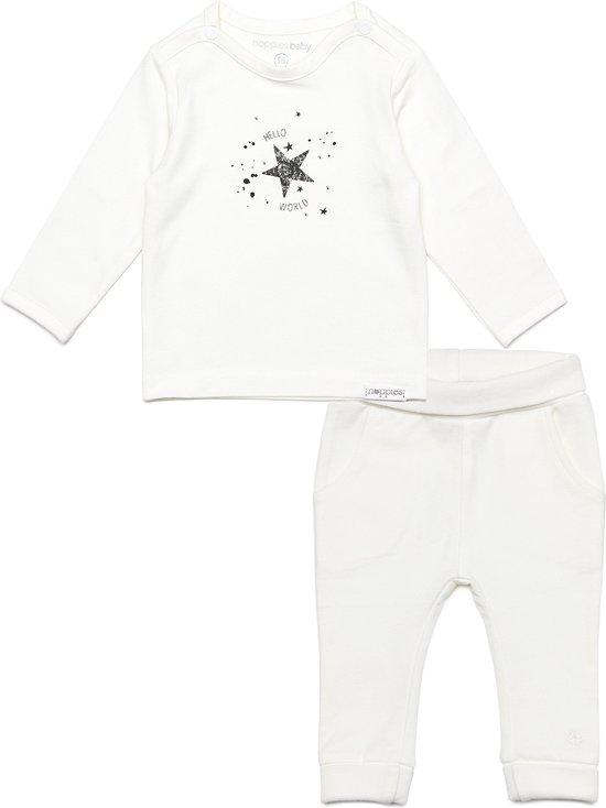 Noppies - ensemble de vêtements - 2 pièces - Pantalon Humpie Snow - Chemise Lux Snow - Taille 44
