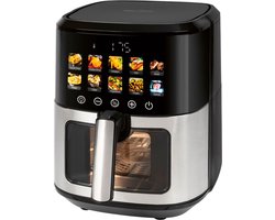 ProfiCook PC-FR 1286 H friteuse Enkel 6,5 l Vrijstaand 1700 W Heteluchtfriteuse Zwart, Roestvrijstaal