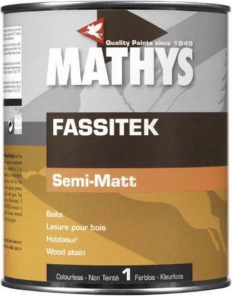 Mathys Fassitek Semi-Matt - 03 - Midden Eik - 1 l - 15 m²/l
