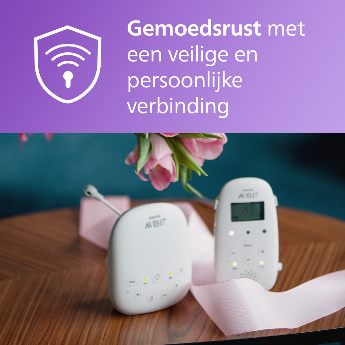 Afbeelding 2 van Philips Avent SCD713/26 - DECT-babyfoon