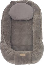 Soosie - Babynestje - Babynest - Veilig en Comfortabel - Minky Pluche - Bruin/Chocolade