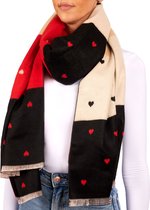BRUBAKER Cashmirillo damessjaal met kattenpatroon - 27,6 x 78,7 inch (70 x 200 cm) - Warm, gezellig en oversized - Wollen sjaal voor herfst en winter - Herfstsjaal Wintersjaal - Zachte kasjmier gevoel