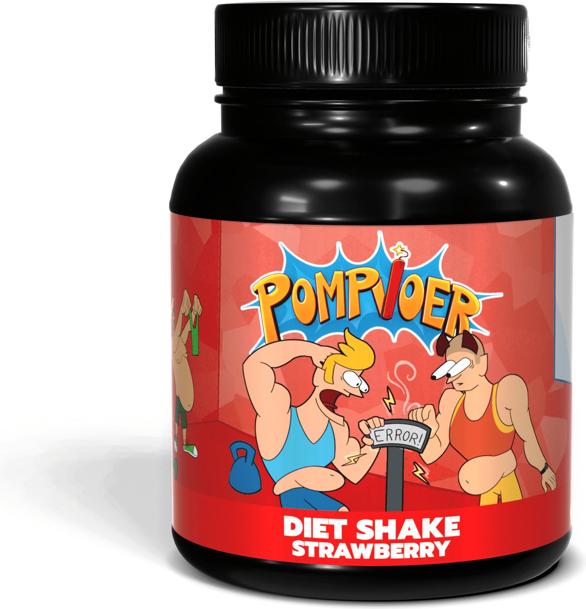 Goedkoopste POMPVOER - DIET SHAKE - AARDBEI - 750 GRAM (11 shakes