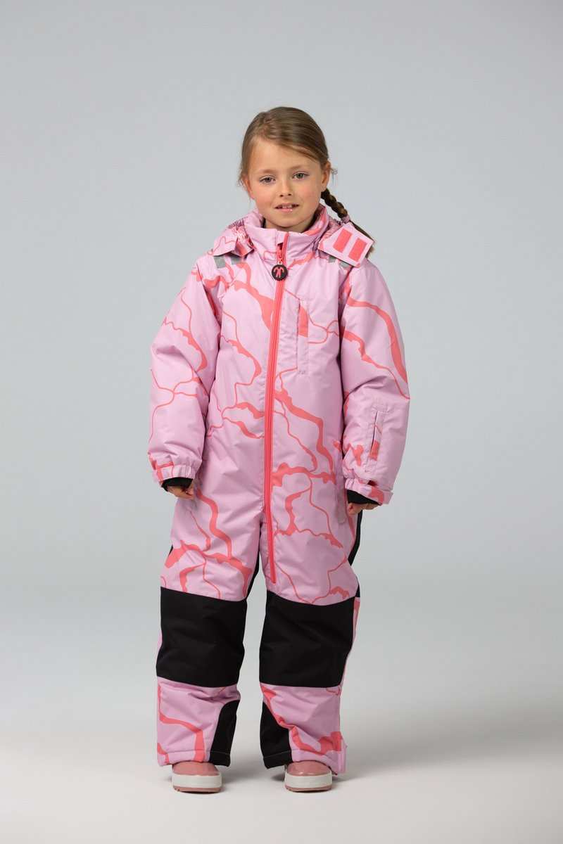 Ducksday Skipak meisje snowsuit Kinderen snowboard warm waterdicht winddicht – Lee Paars