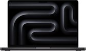 Bol.com Apple MacBook Pro 2024 142'' - M4 10 Core CPU 10 Core GPU 16GB RAM 512 GB SSD Qwerty Space Zwart aanbieding