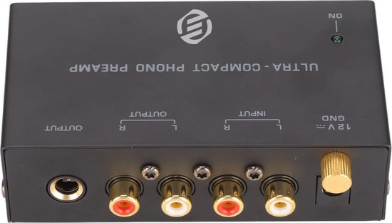 Préamplificateur Phono Mini YGiTK Stéréo à Faible Bruit - Préampli Platine Vinyle RCA Volume