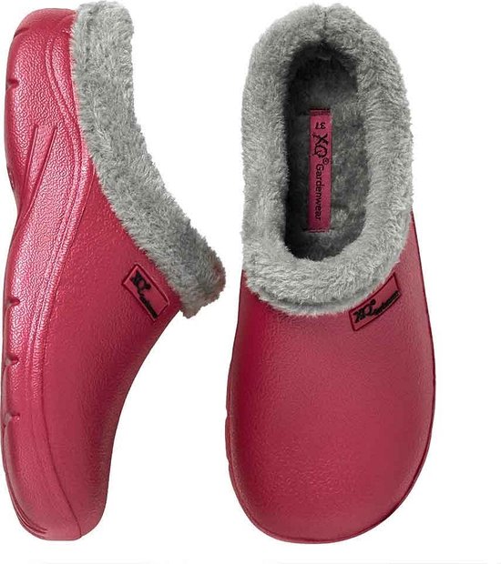 Morethansocks - Sabots de jardin doublés femme - Taille 38 - Rose - Chaussures de jardin - Sabots femme