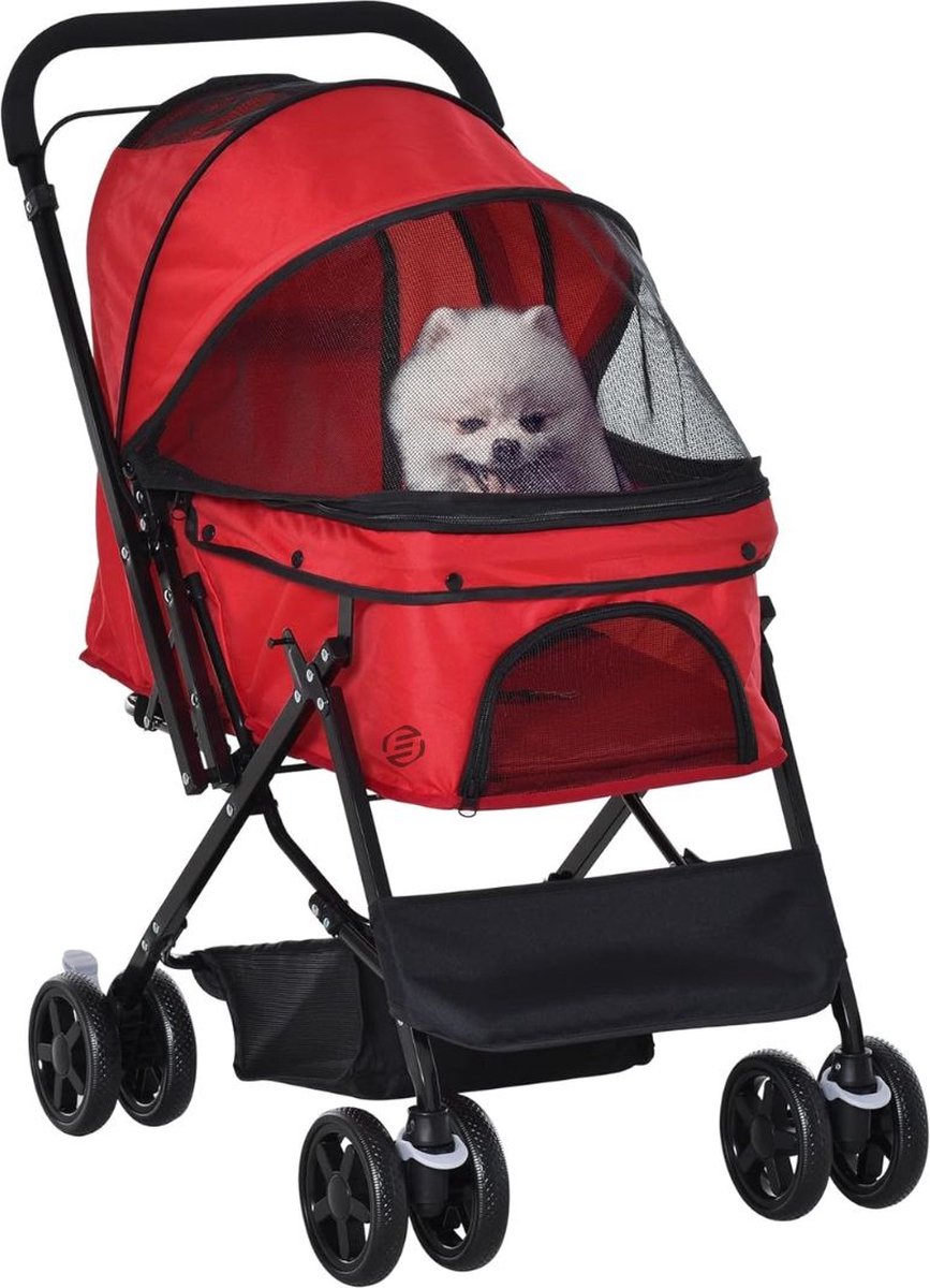 Equivera Hondenbuggy - Honden Buggy - Hondenbuggy's - Hondenbuggy All Terrain - Hondenbuggy Comfort - Hondenwagen - Kinderwagen voor Hond - Kinderwagen voor Honden